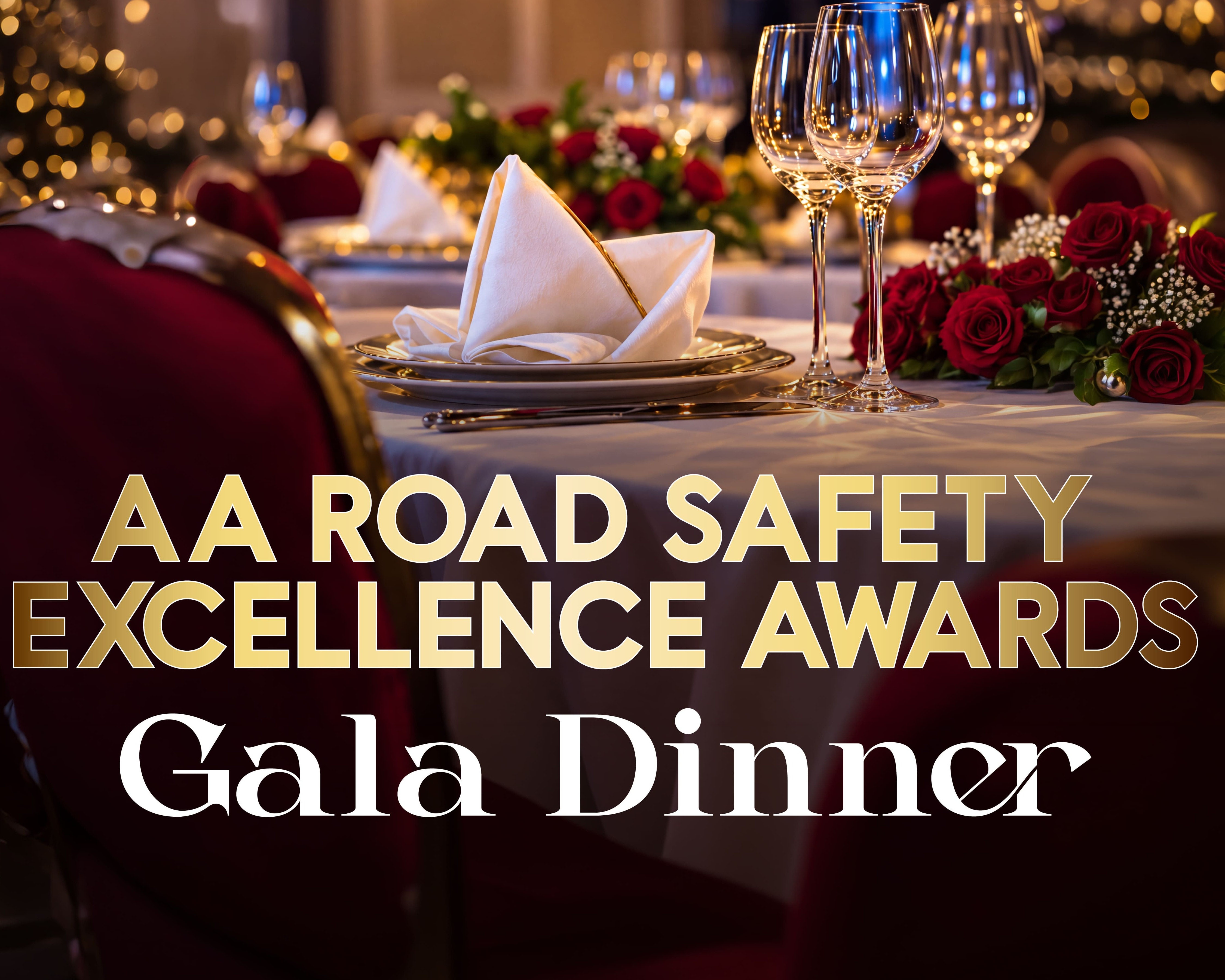 AA Road Safety Excellence Awards Gala Dinner